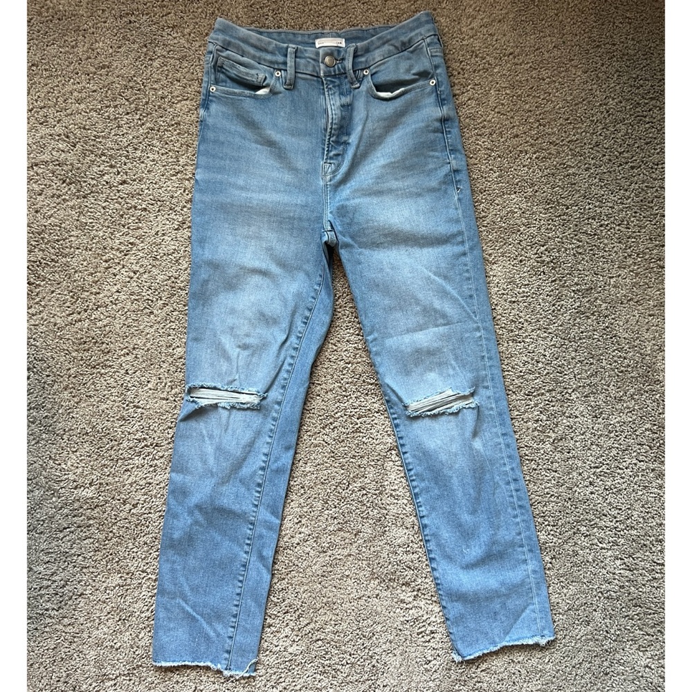 Good American "Always Fit" Classic Slim Straight